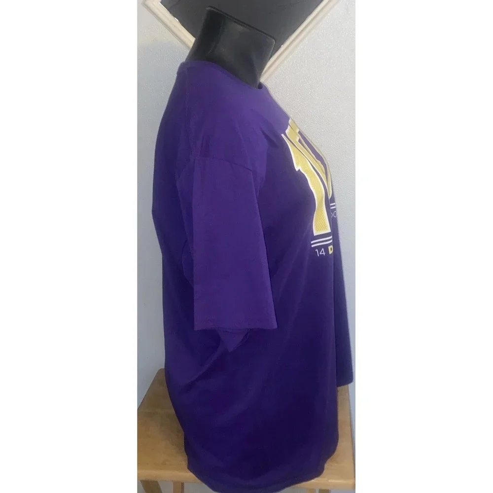 MLS #14 Dom Dwyer 100 Career Goals Orlando City T Shirt 2XL Purple‎